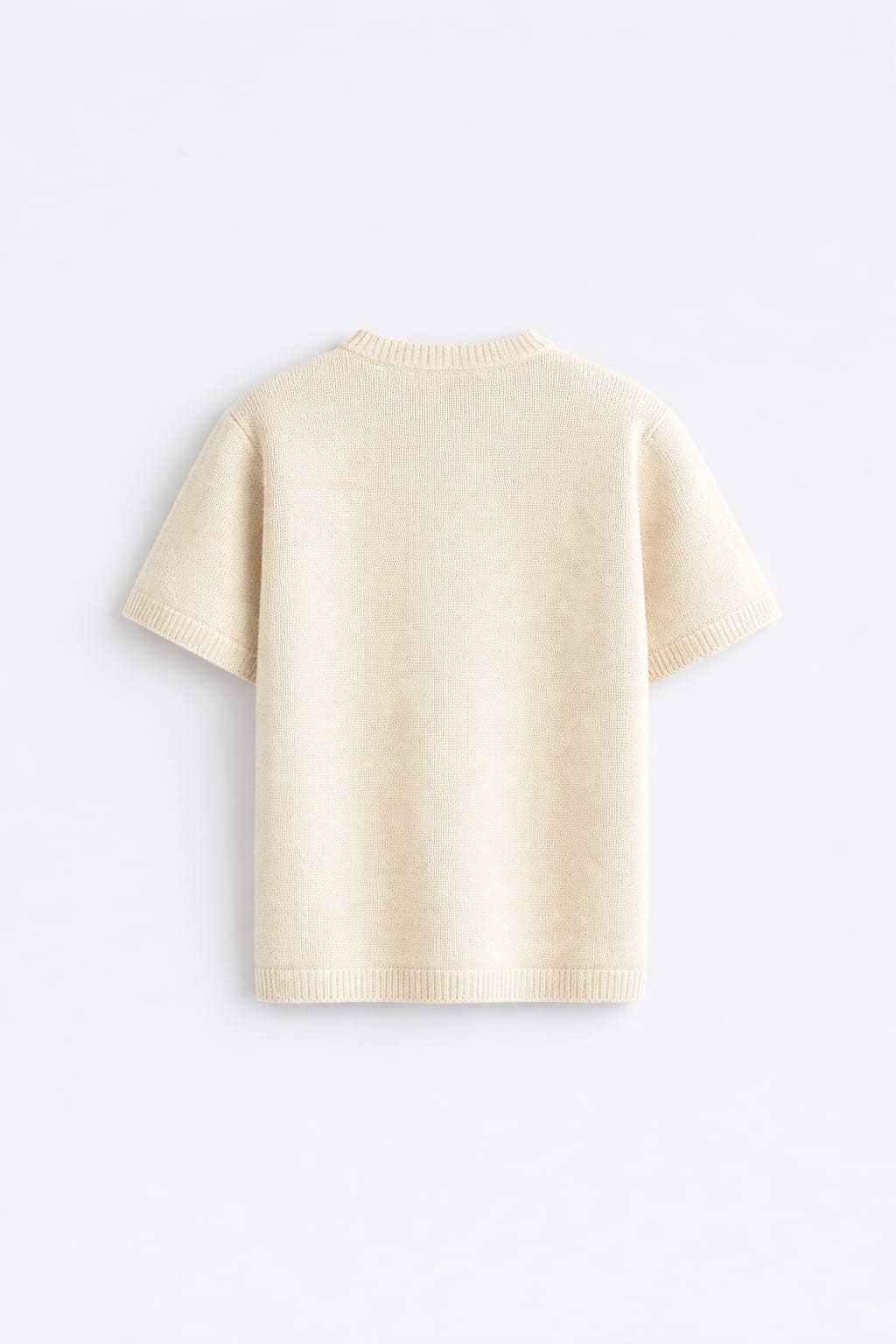 Ters Örgü Triko T-Shirt