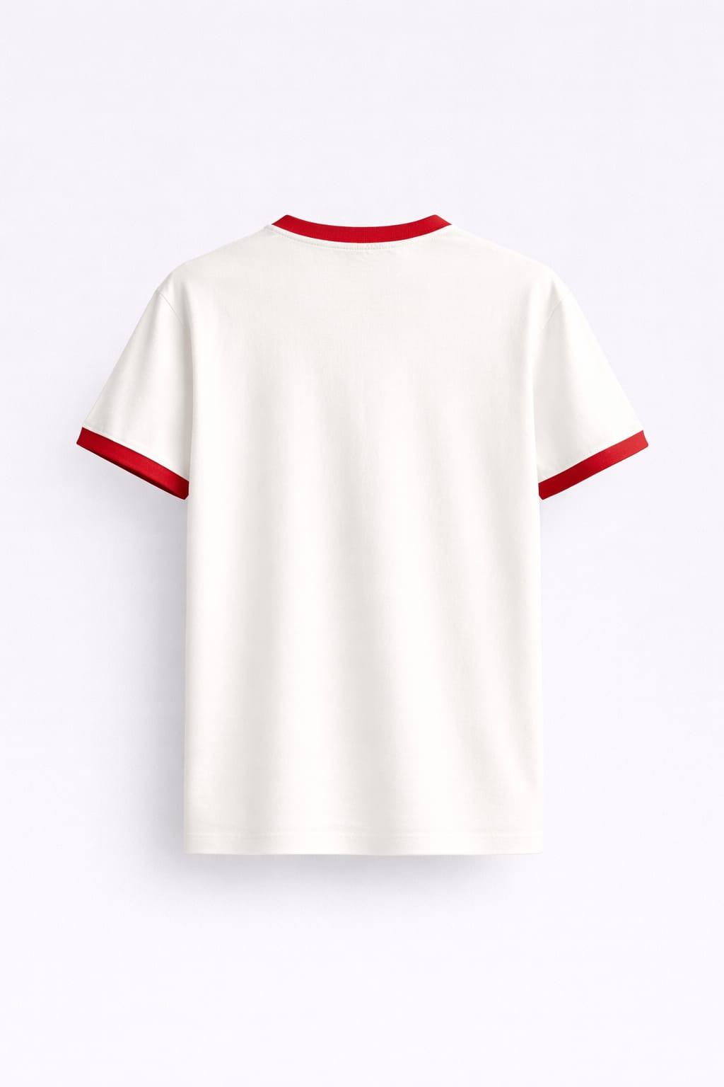 Çift Görünümlü Beyaz T-Shirt