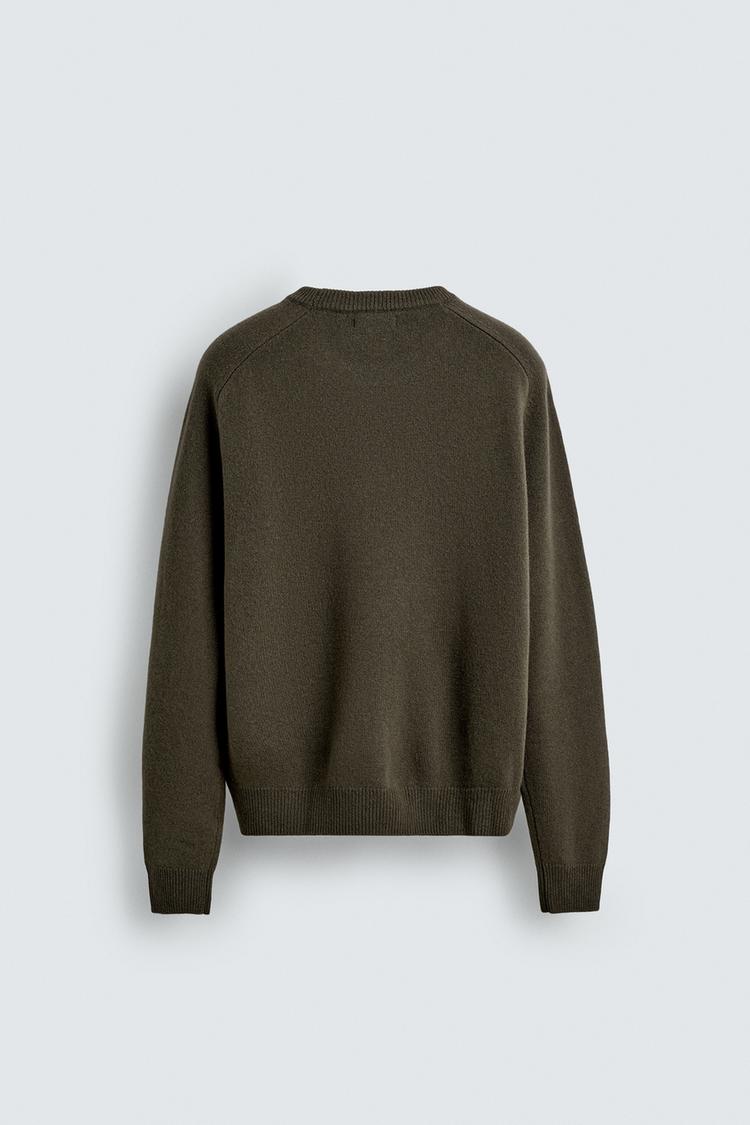 REGULAR FIT YÜN KARIŞIMLI KAZAK